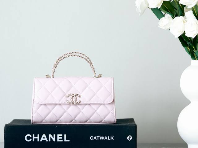 Premium Original Chip Chanel Kelly with Cable Knot. The bag features a classic q