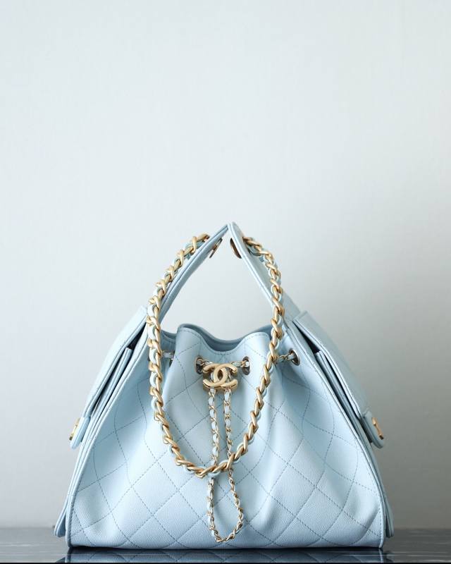 Premium Original Chip Chanel 25 Series Sky Blue A Springtime Encounter with Chan