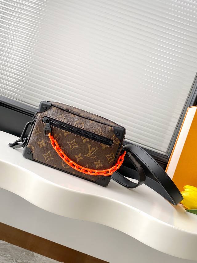 Dynamic 163C chip top-grade original reinforced M44480 monogram Mini Soft Trunk