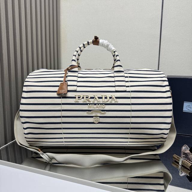 Top-tier original single-style new travel bag 2Vc051. This canvas travel bag emb