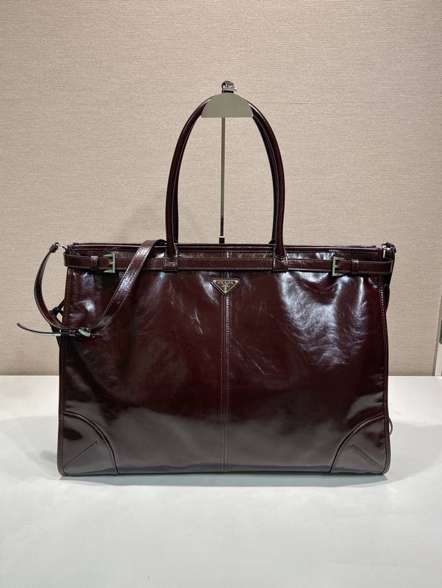 Premium Original Lussolf Oil-Waxed Leather 2Vg128 Extra Large Size This handbag/