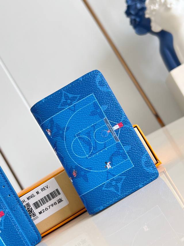 Factory Price P Top-Tier Original M26798 Blue Edition Pocket Wallet crafted from