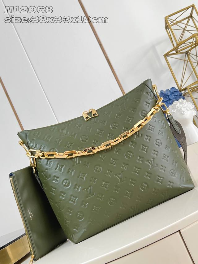 Factory Price P Top-Tier Original M12068 Green Embossed M15228 This new Coussin