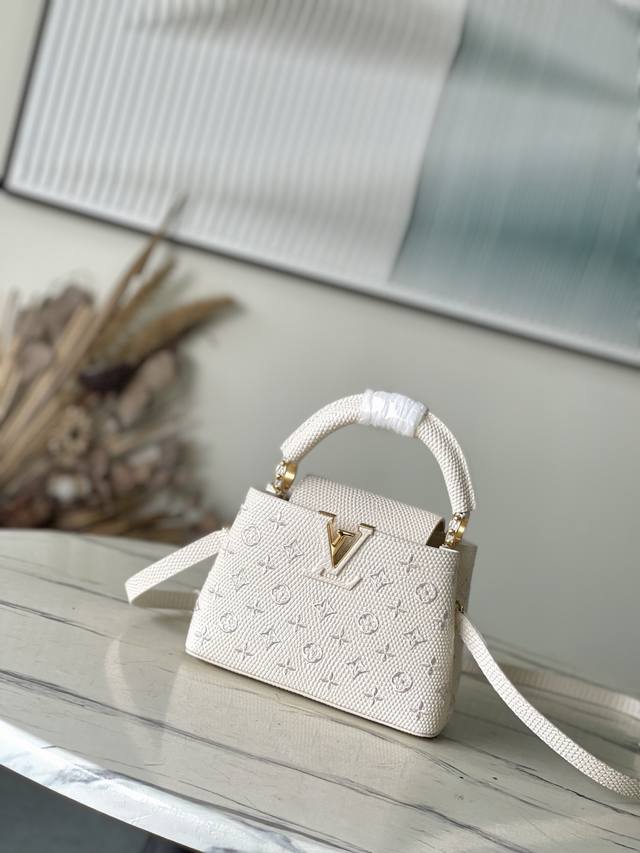 Factory Price P Top-Tier Overseas Original M48865 Lizard-Patterned Capucines Min