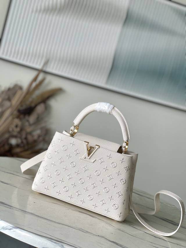 Factory Price P Top-Tier Overseas Original M48865 Lizard-Patterned Capucines bb