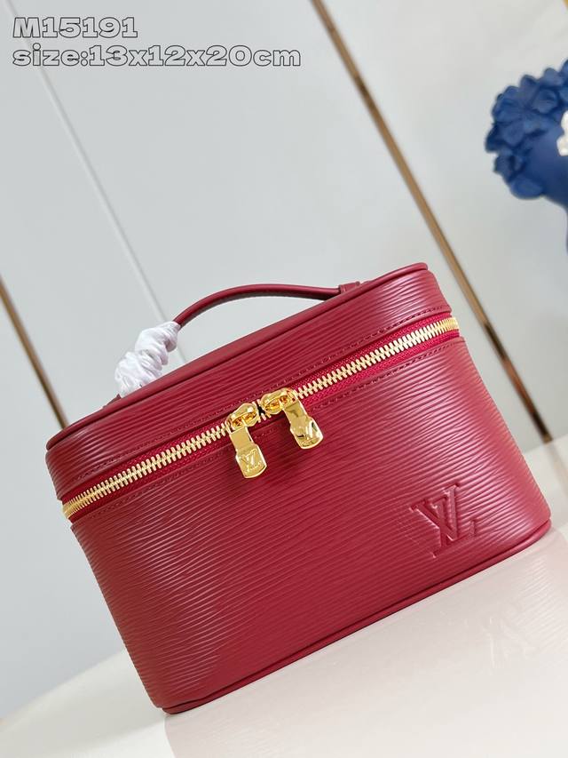 Factory Price P Top-Tier Original M15191 Purple-Red Nice Mini Makeup Bag. Inspir