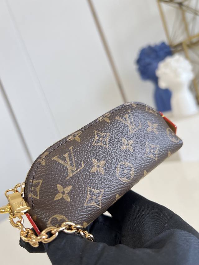 Factory Price P Top-tier original M25694 Monogram Lipstick Makeup Bag. This mini