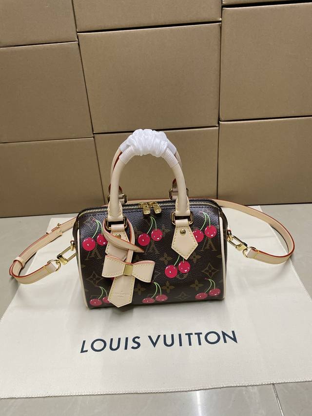 High-quality M13094 new silkscreen cherry original leather premium workmanship 1