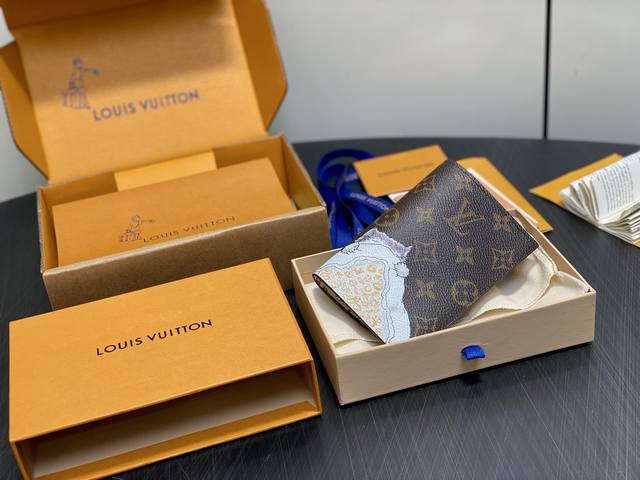 Original Quality M25753 Monogram Cat Upgraded Passport Holder/Cover - New Season