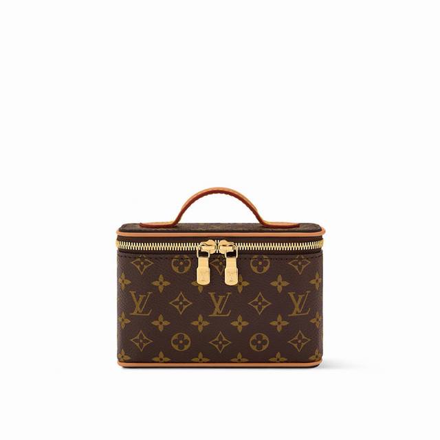 M83079 Monogram Cardigan Official Website Image Mini Makeup Bag Lipstick Bag Nic