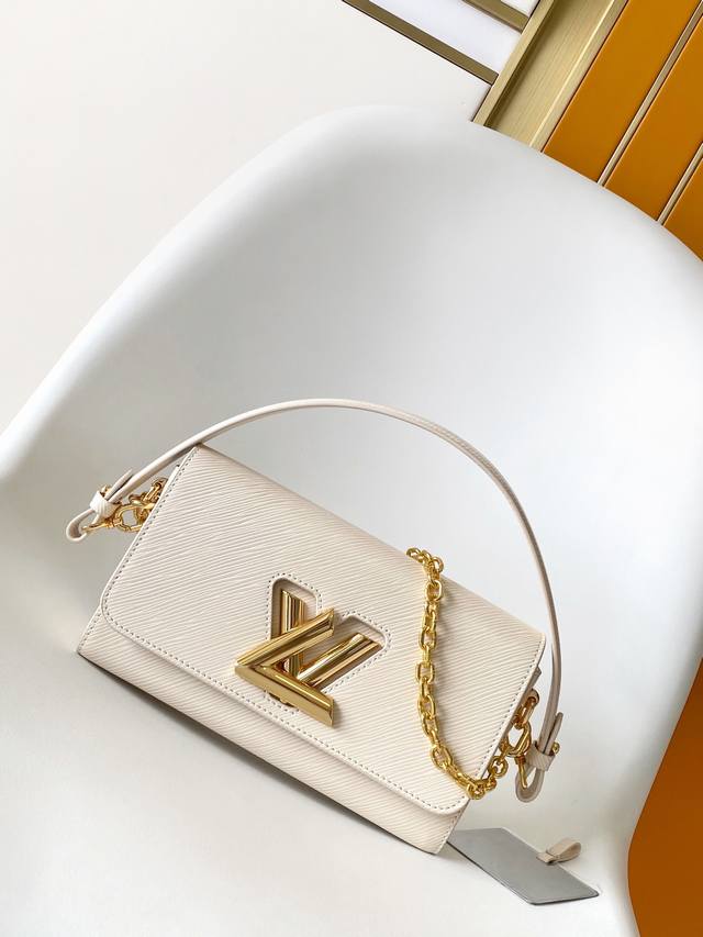 M25336 Black Warrior Water Ripple Chain Bag Dynamic Code Twist West Handbag M245