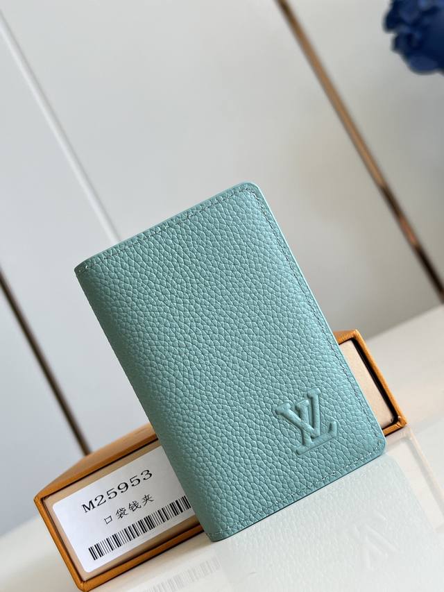 Factory Price P Top-Tier Original M25953 Blue Edition Pocket Wallet is crafted f