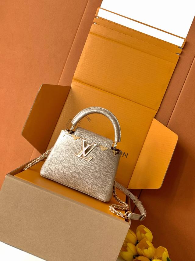 Factory Price P M22436 Premium All-Steel Hardware Imported Cowhide Metal Khaki G