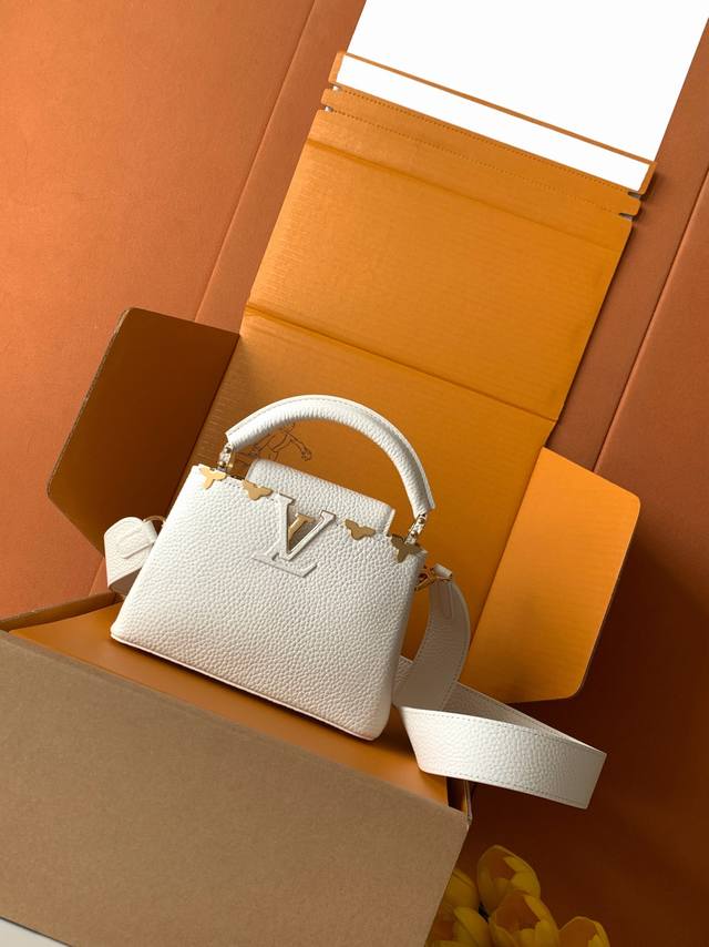 Factory Price P M56669 White Gold Premium All-Steel Hardware Imported Cowhide Th