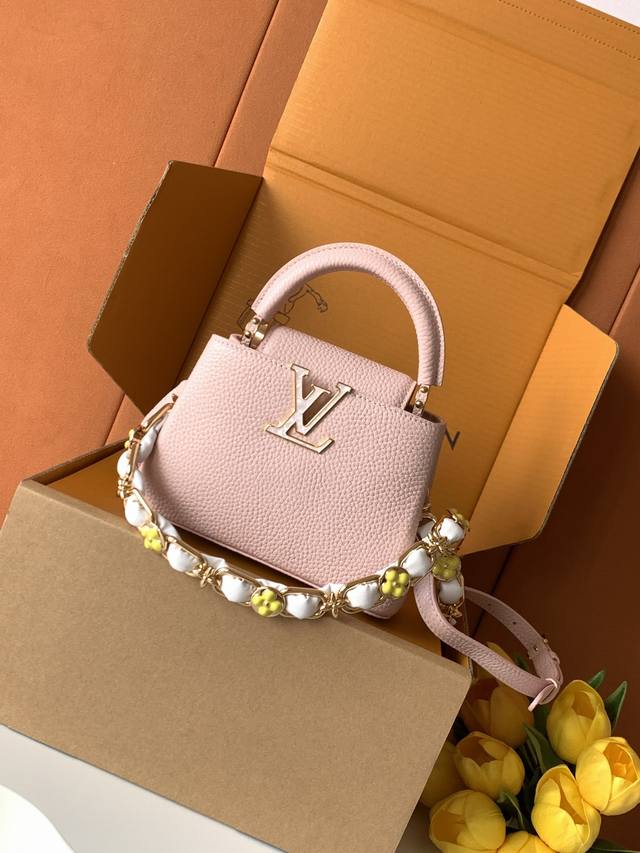 Factory Price P M23363 Pink Gold All-Steel Hardware Imported Cowhide Na Ying Sty