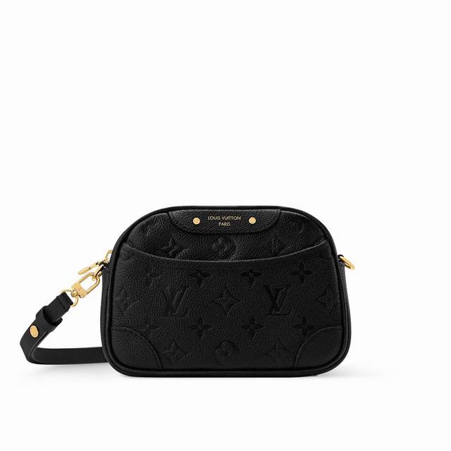 M25518 Black Official Website Image Full Leather Tiny Camera Bag Handbag Ddd