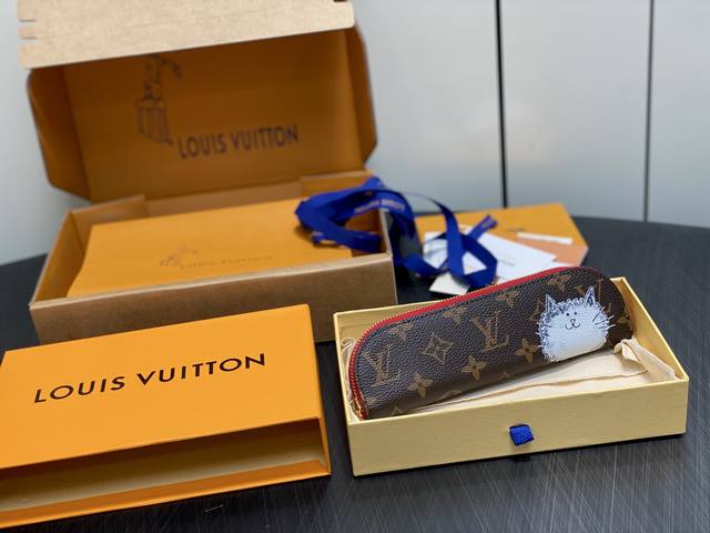 Original Quality Gi1396 Monogram Upgraded Cat Pencil Case, New Seasonal Charlott