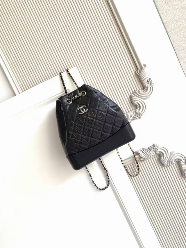 94485 Chanel New Limited Edition Gold and Silver Chain Retro Backpack, Exclusive
