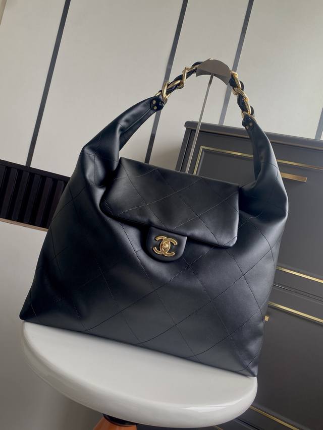 In Stock ~ Large Chanel 25K Hippie Hobo Bag! A Fall/Winter runway Hobo Maxi bag