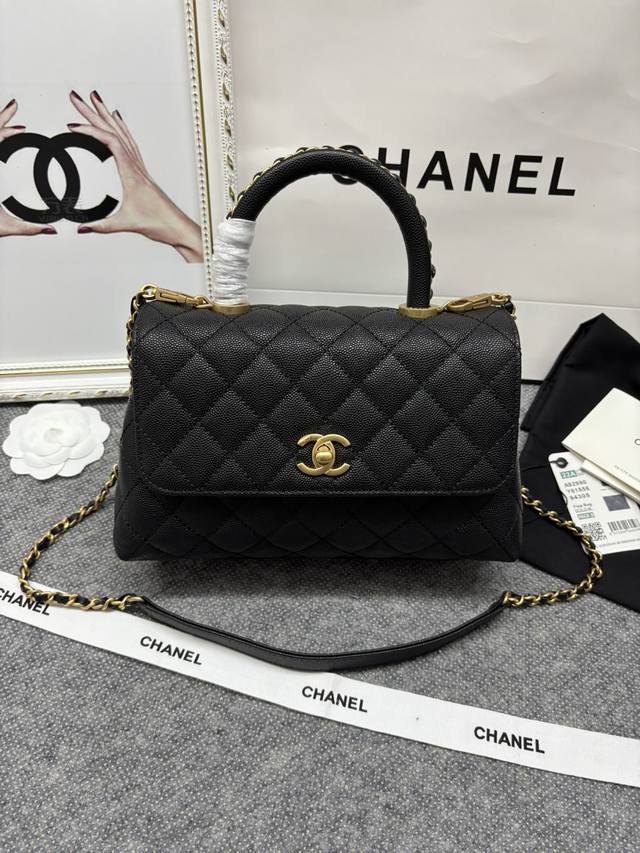 Loss-making price, 23P Chanel 1 model 92990 flap handbag, super nice this season