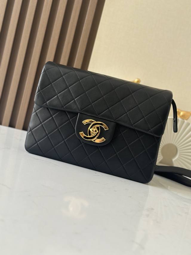Victoria Beckham's Chanel Classic Flap Bag, a rare, discontinued bag with a larg
