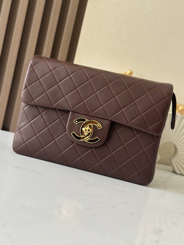 Victoria Beckham's Chanel Classic Flap Bag, a rare, discontinued bag with a larg