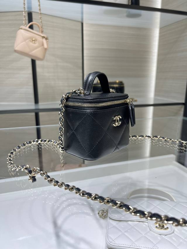 Ohanel 25K latest style large diamond pattern with small mirror inside, portable