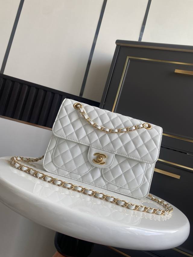 Large in stock ~ Chanel 25K Double Pocket Black Caviar Ghw. Very similar to the