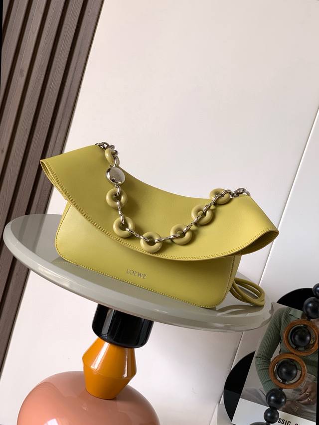 Medium Smooth Calfskin Ola Handbag. The Ola is a soft, lightweight, and versatil