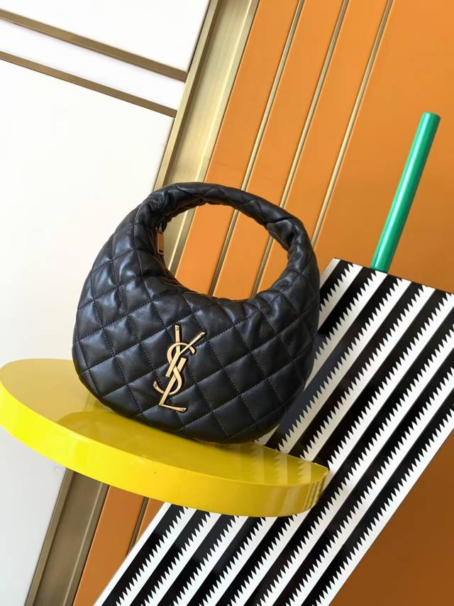 Authentic Icare Baby Lambskin Bag with Gold Trim. The highly anticipated croissa