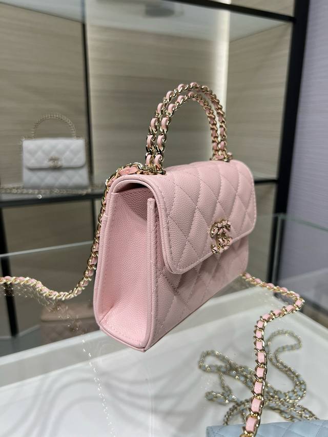 Platinum Edition Authentic Packaging (as pictured) In Stock Leather Chain Handle