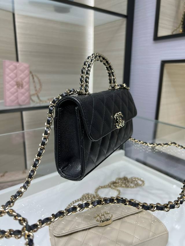 Ohanel 25S New Season's Hottest Small Ball Leather Kelly Handle Bag Ap4210Y Dime