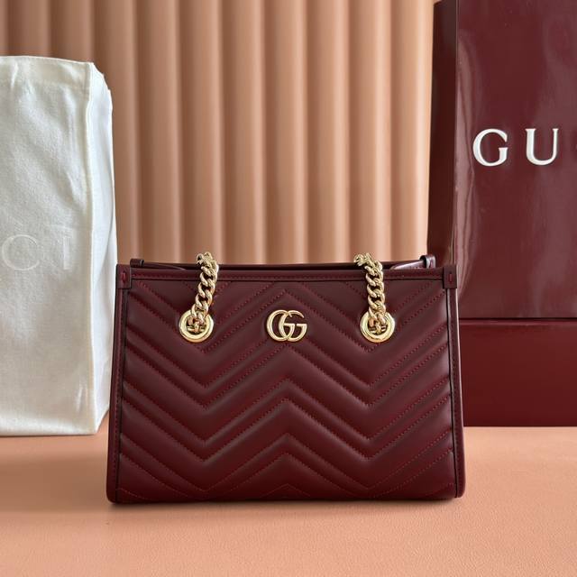 Gg Marmont Small Tote Bag with Boutique Packaging Style No. 779727 Aadk4 1000 Th