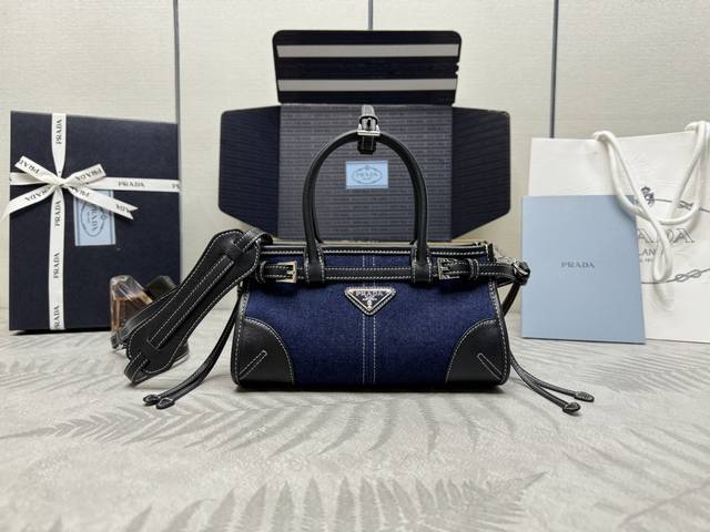 Softlux New Bonnie Mini Denim Bag with Cowhide 1Ba486 This mini handbag/crossbod