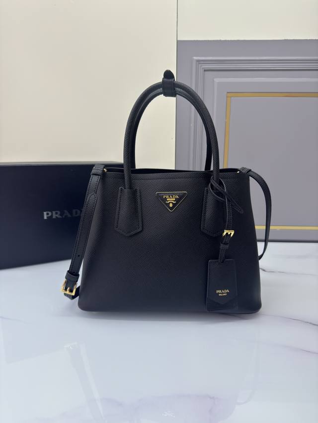 Model 1Bg887, Piguet Double Small Tote Bag. Made of Saffiano leather with detach