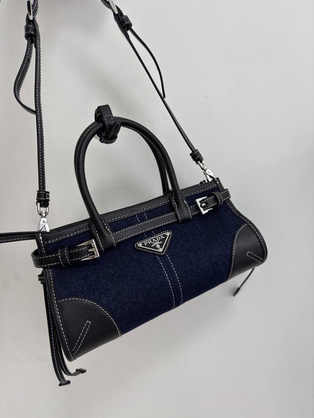 Softlux New Bonnie Mini Denim Bag with Cowhide 1Ba486 This mini handbag/crossbod