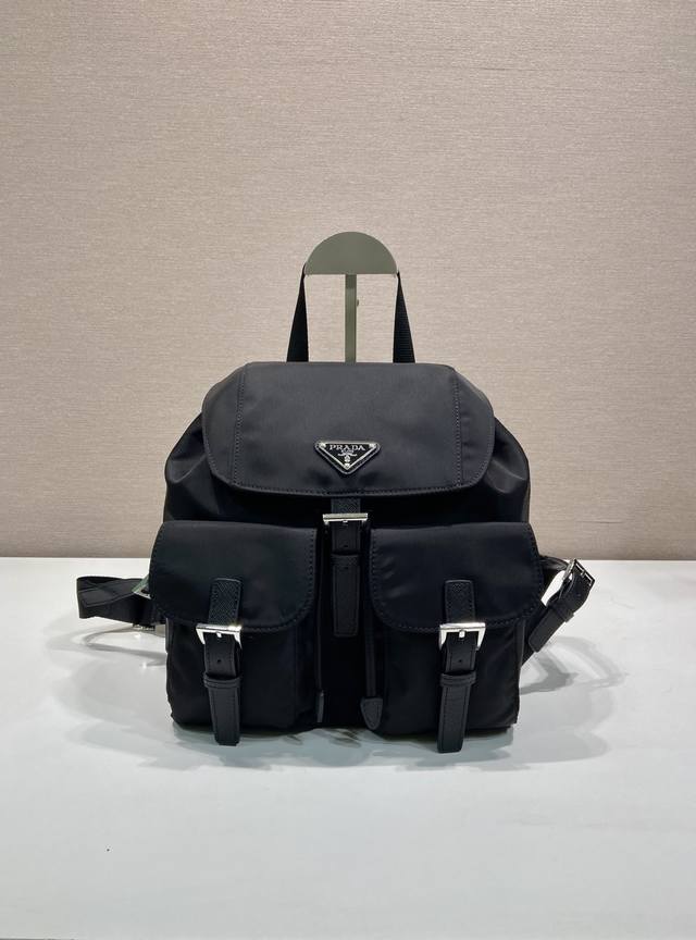 P's classic backpack, upgraded small size 1Bz677, top-quality small size, made w