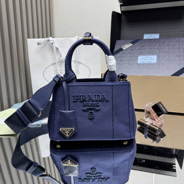 Top-tier original single-style new Gardener bag, linen, 1Ba038 mini. This mini h