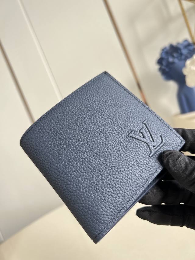 Factory Price P Top-Tier Original M25982 Royal Blue Marco Wallet. Made of Monogr