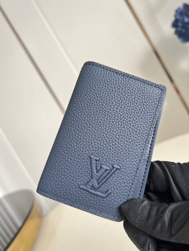 Factory Price P Top-Tier Original M25984 Royal Blue Pocket Wallet This wallet is