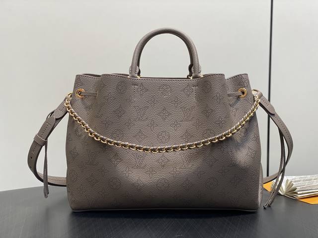 Factory Price P Top-Tier Original M25876 Smoked Grey Green Full Leather Perforat