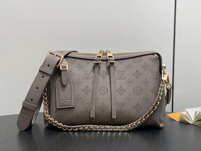 Factory Price P Top-Tier Original M25904 Smoked Grey Green Full Leather Perforat