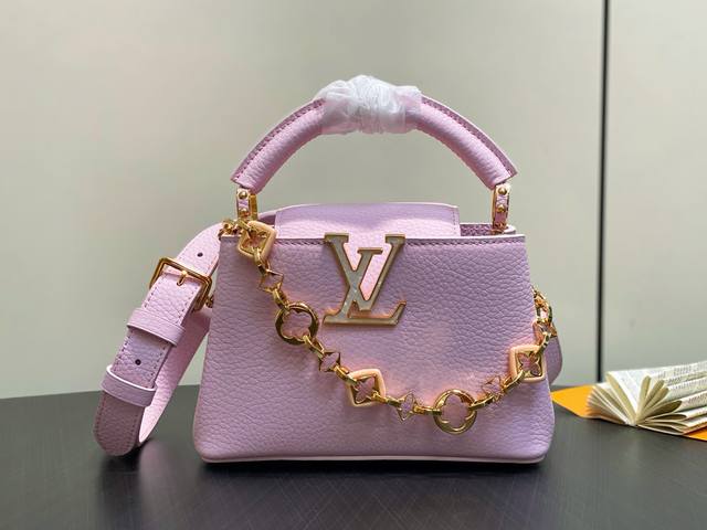 Factory Price P Top-Tier Original M14970 Pink Purple M14381 Chain Full Leather C