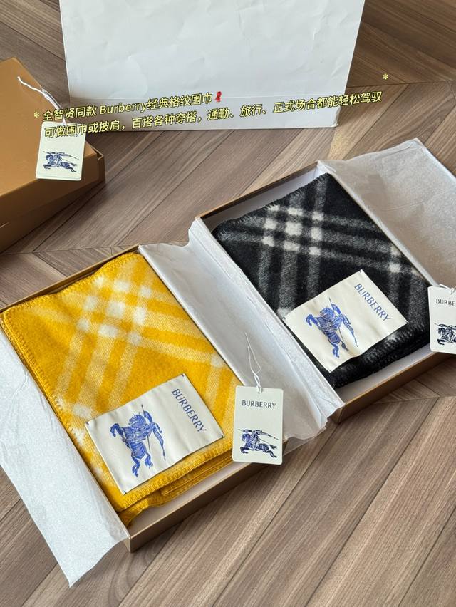 Classic Original Cashmere Scarf, the same style worn by Jun Ji-hyun, this Burber