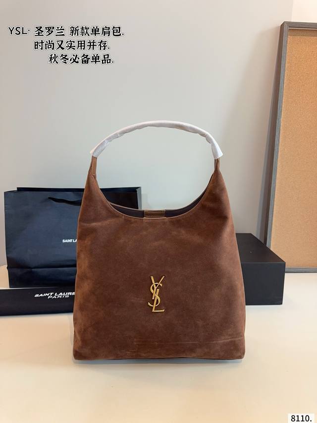 YSL Saint Laurent New Icare Underarm Bag. The texture is very high-end, the capa