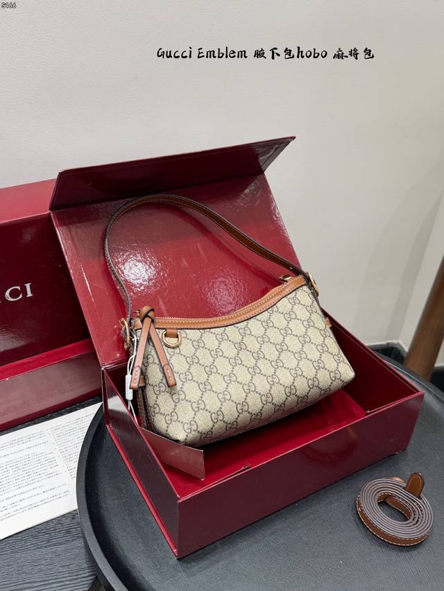 Folding Box Gucci New Emmblem Series Armpit Bag Hobo Mahjong Bag Who knows?! Guc
