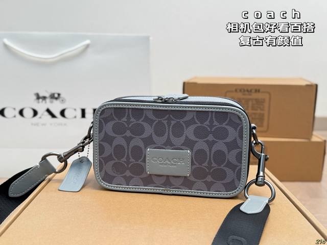 6-color Coach camera bag, retro, stylish, versatile, casual yet elegant, simply