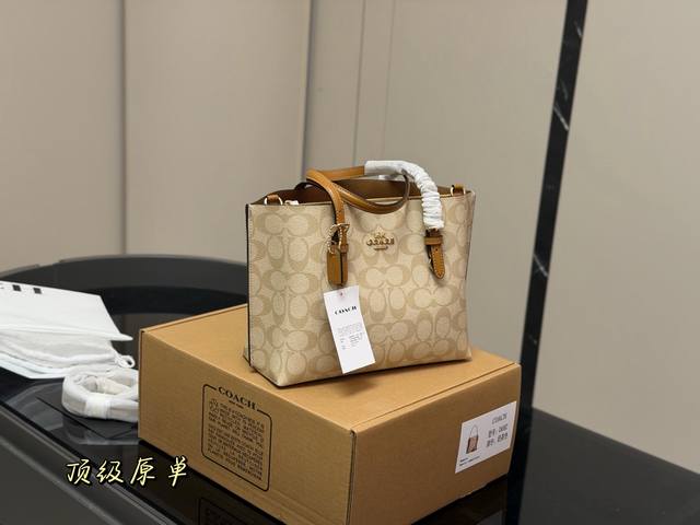 Replica with Box Size: 25*20cm Coach Mollie Tote Bag. A scaled-down tote bag, co