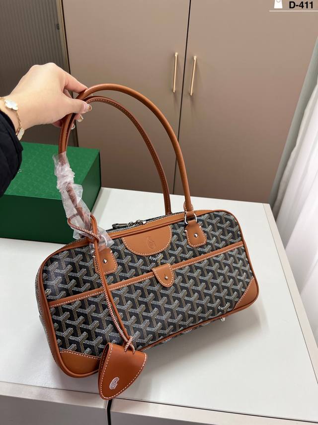 Goyard New Shoulder Bag Bowling Bag, Light Luxury and Versatile, Stylish and Ver