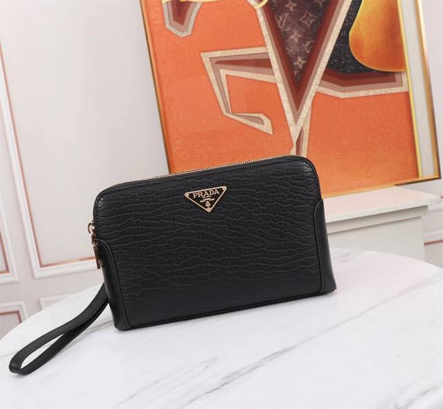 Top-tier boutique quality, high-end, hottest Prada double-zipper imported top-gr